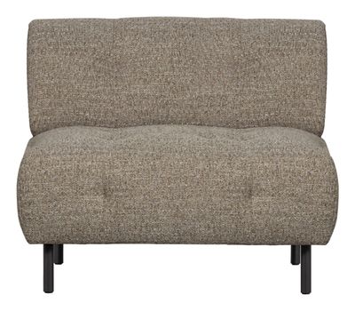 WOOOD Fauteuil 'Lloyd' Geweven stof, kleur Bruin Melange