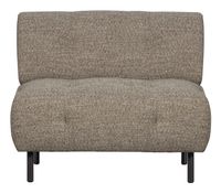 WOOOD Fauteuil 'Lloyd' Geweven stof, kleur Bruin Melange
