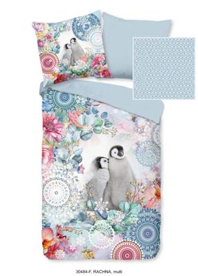 HIP Dekbedovertrek "mandala&apos;s en pinguins" - Multi - (155x220 cm) - Katoen Flanel