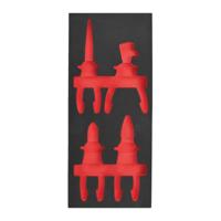 Milwaukee Empty 4 pc Insulated Pliers Set Foam Insert Lege Foam Inlay tangen VDE set 1 (4-delig) - 4932493679