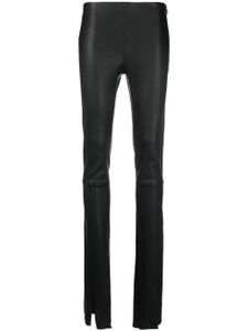 Drome legging en cuir à design stretch - Noir