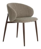 Light & Living Eetkamerstoel 'Aluko' kleur Lichtbruin