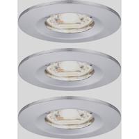 Paulmann 94303 EBL Nova mini Coin LED-inbouwlamp Set van 3 stuks LED 4 W Chroom