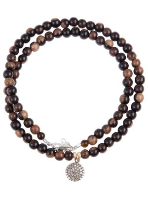 Catherine Michiels bracelet en perle - Marron