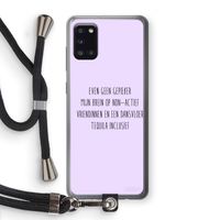 Tequila: Samsung Galaxy A31 Transparant Hoesje met koord