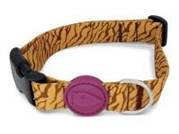 MORSO HALSBAND HOND GERECYCLED JUNGLE DRUM GROEN 43-70X2,5 CM
