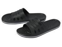 CRIVIT Heren slippers (Zwart, 45)
