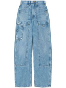 RE/DONE jean Super High Workwear - Bleu