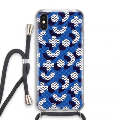 8-bit N°5: iPhone XS Transparant Hoesje met koord