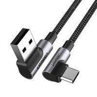 Ugreen 20856 USB-kabel USB 2.0 USB A USB C Zwart, Zilver