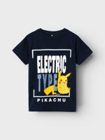 Name it zomer shirt jongens - blauw - pokemon - Nkmjemil