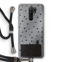 Kleine kattenkopjes: Xiaomi Redmi 9 Transparant Hoesje met koord