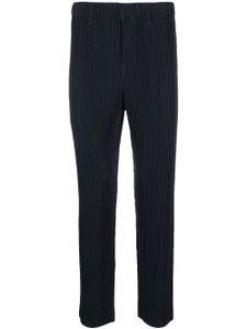 Homme Plissé Issey Miyake pantalon Basic à coupe droite - Bleu