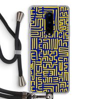 Majorelle Blue Print: OnePlus 8 Transparant Hoesje met koord