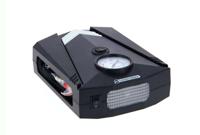 12V minicompressor - PRECISION STEEL - 8 bar - Presta-, Schrader- en naaldkoppelingen - 3 m slang - 100 W - LED-zaklamp