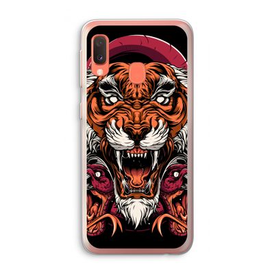 Tiger and Rattlesnakes: Samsung Galaxy A20e Transparant Hoesje