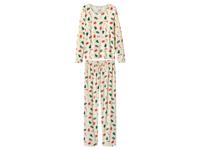 esmara Velours dames kerstpyjama (Wit, S (36/38)) esmara Velours dames kerstpyjama (Wit, S (36/38))