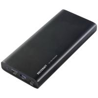 VOLTCRAFT VC PB PD140W Powerbank 22400 mAh Quick Charge 3.0, USB PD 3.0 Li-ion Zwart (mat) Statusweergave