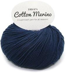 Drops Cotton Merino Uni Colour 8 Marineblauw