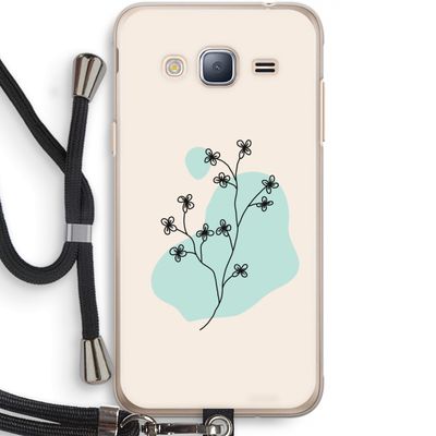 Love your petals: Samsung Galaxy J3 (2016) Transparant Hoesje met koord
