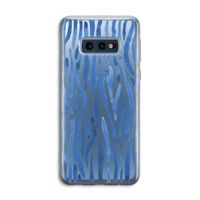 Blauwe nerven: Samsung Galaxy S10e Transparant Hoesje