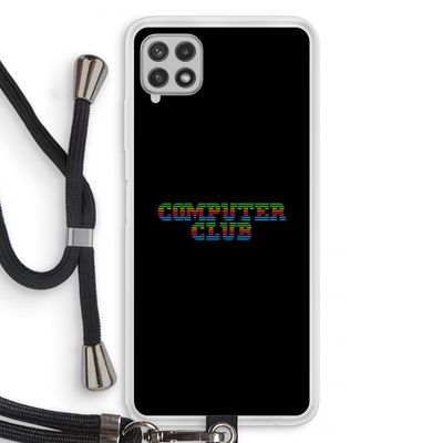 Retro: Samsung Galaxy A22 4G Transparant Hoesje met koord