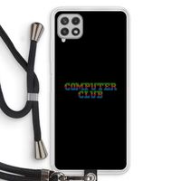 Retro: Samsung Galaxy A22 4G Transparant Hoesje met koord Retro: Samsung Galaxy A22 4G Transparant Hoesje met koord