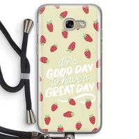 Don't forget to have a great day: Samsung Galaxy A5 (2017) Transparant Hoesje met koord