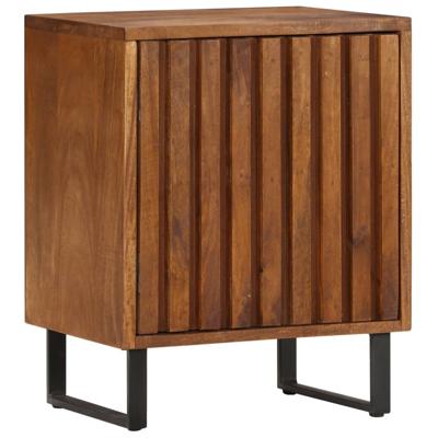 Nachtkastje 40x30x50 cm massief mangohout