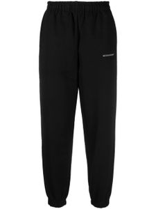 MONOCHROME pantalon de jogging en coton à logo imprimé - Noir