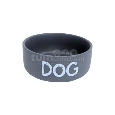 Boon Hondenvoerbak Dog Steen Grijs Ø16cm