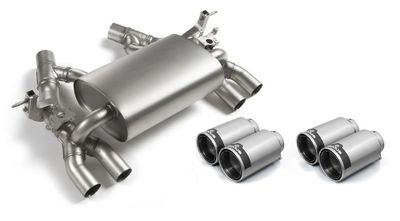 Remus uitlaat passend voor L+R BMW M3/M4 (type F80,F82) - Zilver / Carbon 0890140500004698CR