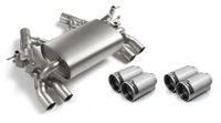 Remus uitlaat passend voor L+R BMW M3/M4 (type F80,F82) - Zilver / Carbon 0890140500004698CR