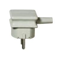 120963  - Protective contact (SCHUKO)Plug Grey 120963