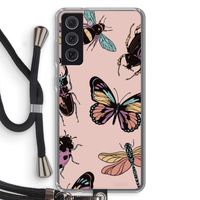 Tiny Bugs: Samsung Galaxy S21 FE Transparant Hoesje met koord