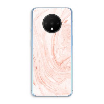 Peach bath: OnePlus 7T Transparant Hoesje