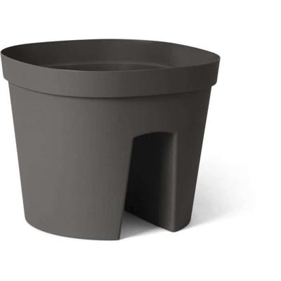 Balustradepot - GARDEN ID Smile - Anth. 30 cm - Past zich aan alle balustrades aan - Waterreserve - gerecycled en 100% recyclebaar