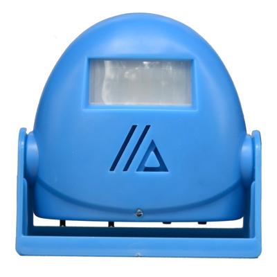 Draadloze intelligente deurbel infrarood bewegings sensor Voice prompter waarschuwing deur klok alarm (blauw)