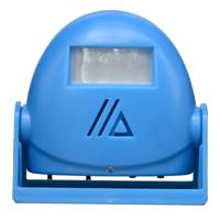 Draadloze intelligente deurbel infrarood bewegings sensor Voice prompter waarschuwing deur klok alarm (blauw)