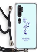 Bloom with grace: Xiaomi Mi Note 10 Transparant Hoesje met koord
