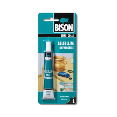 Bison alleslijm 25ml waterbestendig