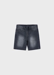 Mayoral Jongens short soft denim - Donker grijs