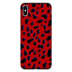Red Leopard: iPhone XS Max Tough Case