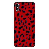 Red Leopard: iPhone XS Max Tough Case
