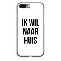 Ik wil naar huis: iPhone 8 Plus Transparant Hoesje