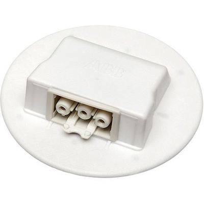 Haf deksel connector 3P female wit GST