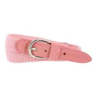 Oxxy elastische verstelbare riem glitter pink