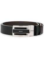 Bally engraved logo belt - Noir