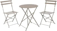 Ambiance bistroset vouwbaar taupe