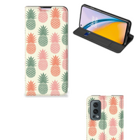 OnePlus Nord 2 5G Flip Style Cover Ananas